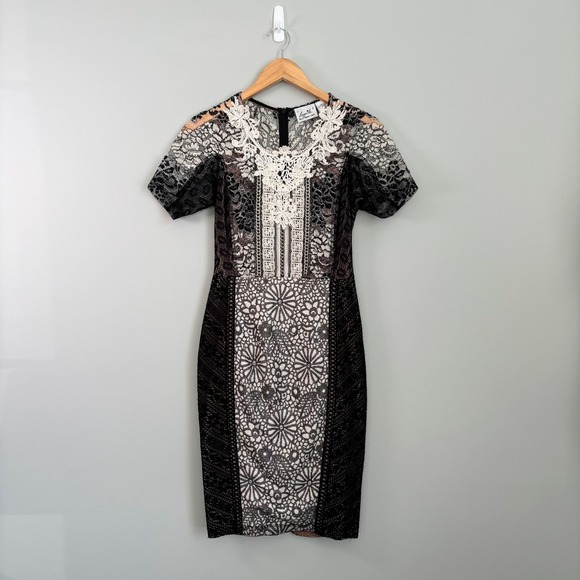 Anthropologie Beguile Byron Lars Size 0 Dress Sequins Cocktail Wedding Guest - Picture 3 of 16